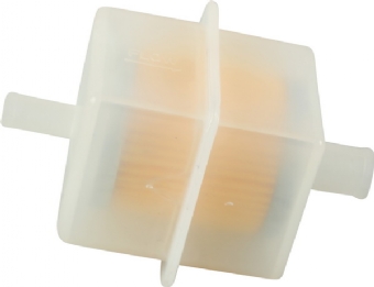 fuel filter square plastic