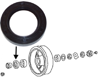 oil seal for wheel bearing front