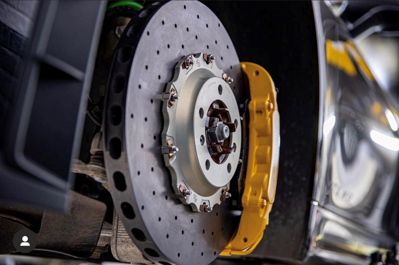 Porsche ceramic composite brake replacement